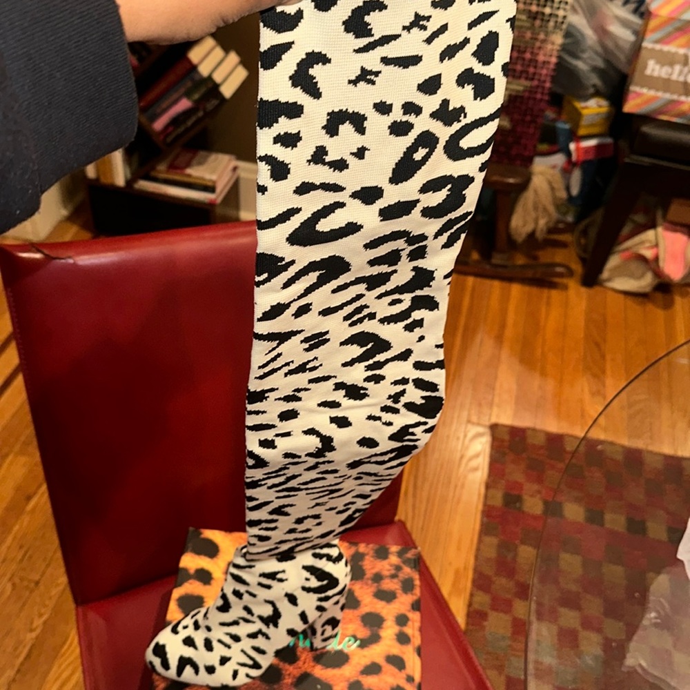 Lemonade Centerfold Thigh High Boots Size 6